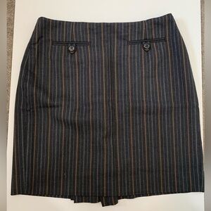 LOFT Striped mini skirt